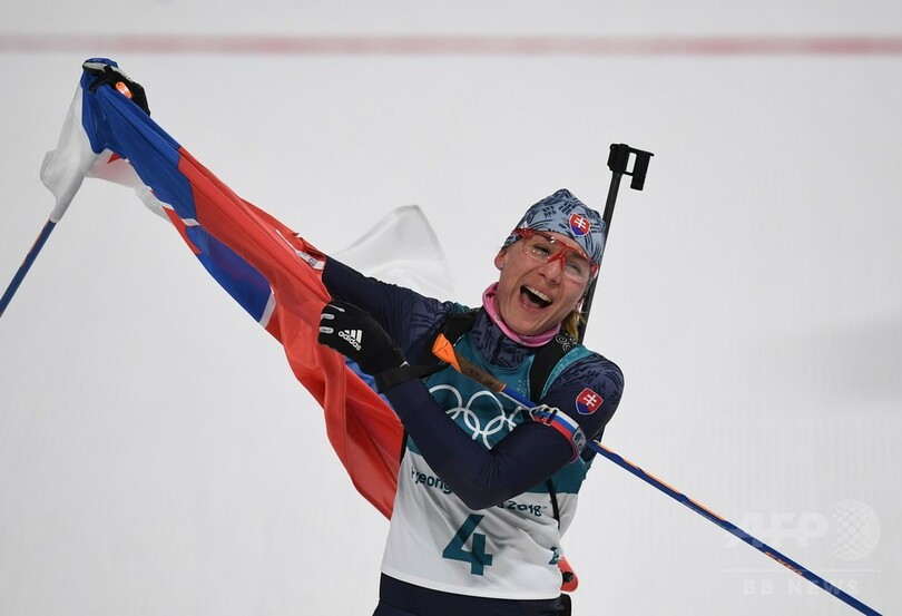 クズミナが3個目の五輪金、バイアスロン女子12.5kmマススタート