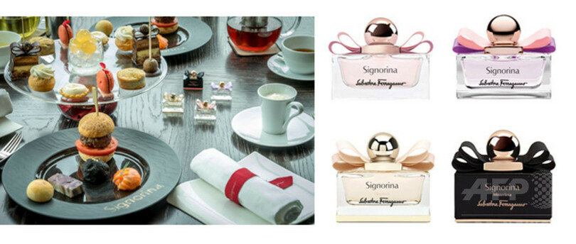 サルヴァトーレ フェラガモ、人気香水が“アフタヌーンティー”に