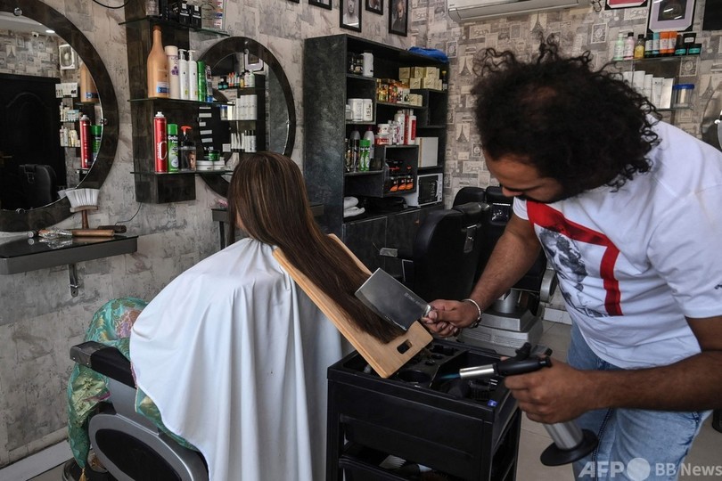 肉切り包丁が生む斬新カット パキスタンのちょっと過激な理髪店 写真17枚 国際ニュース Afpbb News