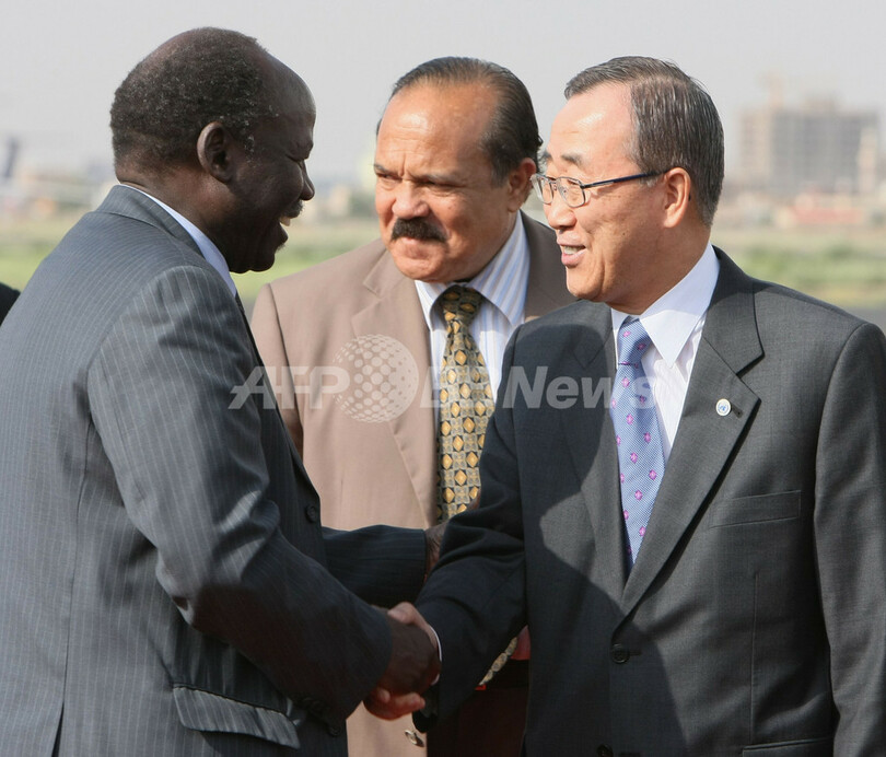 国連事務総長がスーダン入り、UNAMID派遣に勢いづける意向