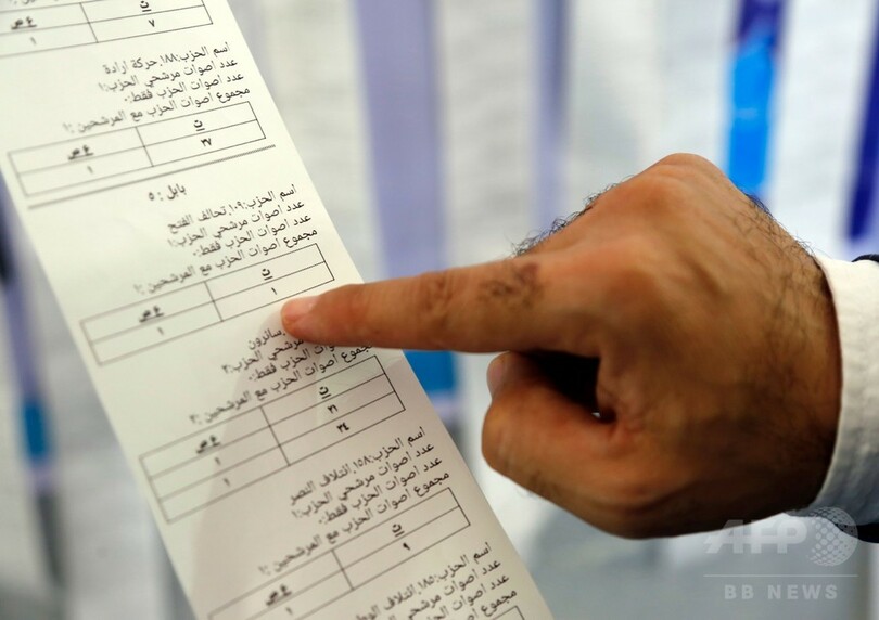 イラク総選挙、反主流2勢力がリード 首相の連合は苦戦