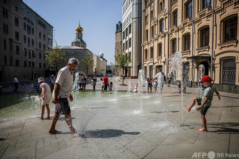 モスクワで猛暑 34 7度観測 1年ぶり6月最高タイ 写真15枚 国際ニュース Afpbb News