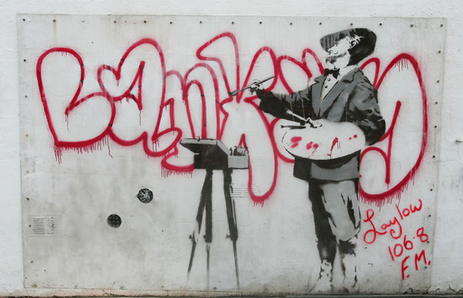 Banksy バンクシー　米国高額落札品　道路標識 img_5f8ba33218e686663e81c10270
