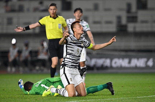 故 柳氏にささぐ5発 韓国大勝で首位快走 W杯アジア2次予選 写真9枚 国際ニュース Afpbb News