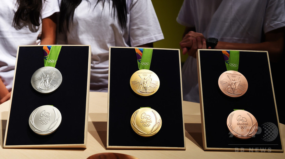 リオ五輪のメダル メッキが剥がれるなどの欠陥が発覚 写真1枚 国際ニュース Afpbb News