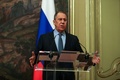 ロシアのセルゲイ・ラブロフ外相。首都モスクワで（2022年4月26日撮影）。(c)Maxim SHIPENKOV / POOL / AFP