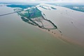 ２日、江西省九江市濂渓区新港鎮楊家場村の冠水した農地。(c)Xinhua News