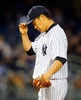 14MLB、ニューヨーク・ヤンキース（New York Yankees）対ボルチモア・オリオールズ（Baltimore Orioles）。先発登板したニューヨーク・ヤンキースの田中将大（Masahiro Tanaka、2014年4月9日撮影）。(c)AFP/Getty Images/Jim McIsaac