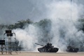 ミャンマーの首都ネピドーで行われた軍事パレード（2022年3月27日撮影、提供）。(c)AFP