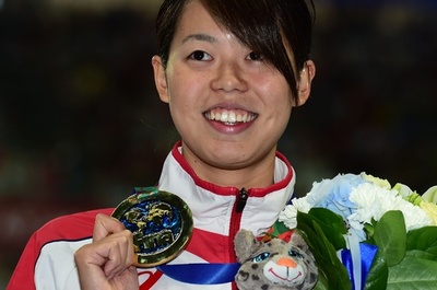 星が女子200mバタフライで金メダル、第16回世界水泳