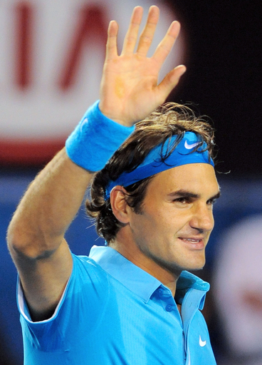 フェデラー ツォンガを退け決勝進出、全豪オープンテニス