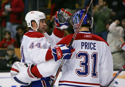 カナディアンズ ブルーインズに勝利