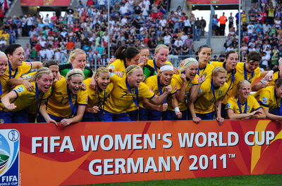 スウェーデン 3位決定戦でフランス下す、女子サッカーW杯