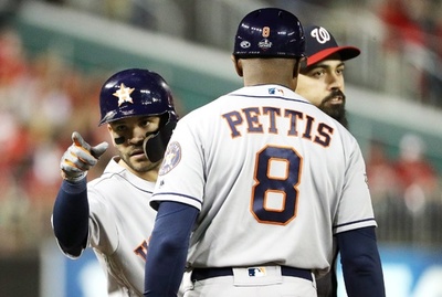 アストロズが敵地で勝利、シリーズ1勝2敗で踏みとどまる