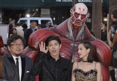 実写版『進撃の巨人』、ハリウッドでワールドプレミア