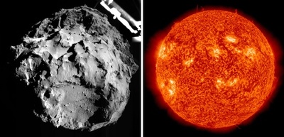 「フィラエ」が着陸の彗星、13日に太陽最接近へ