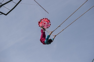 北朝鮮「人民体育大会」、伝統競技のブランコやシーソー