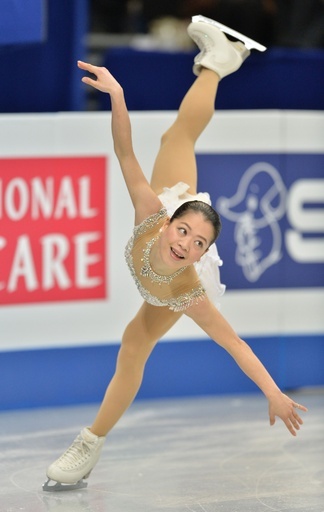 女子シングル総合6位の鈴木明子、世界フィギュア 