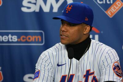 メッツと大型契約のソト、入団会見で「王朝」目指すと意気込み 