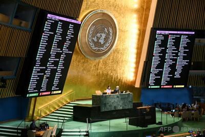 国連総会「ニューヨーク宣言」採択、ハマスなしのパレスチナ国家を支持