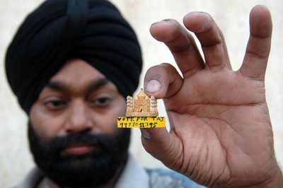 世界最小!?の「タージ・マハル」をお披露目