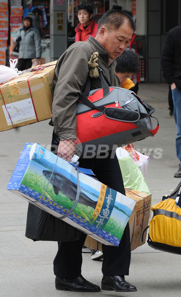 旧正月の休暇期間終わり間近の中国で Uターンラッシュ 写真8枚 国際ニュース Afpbb News