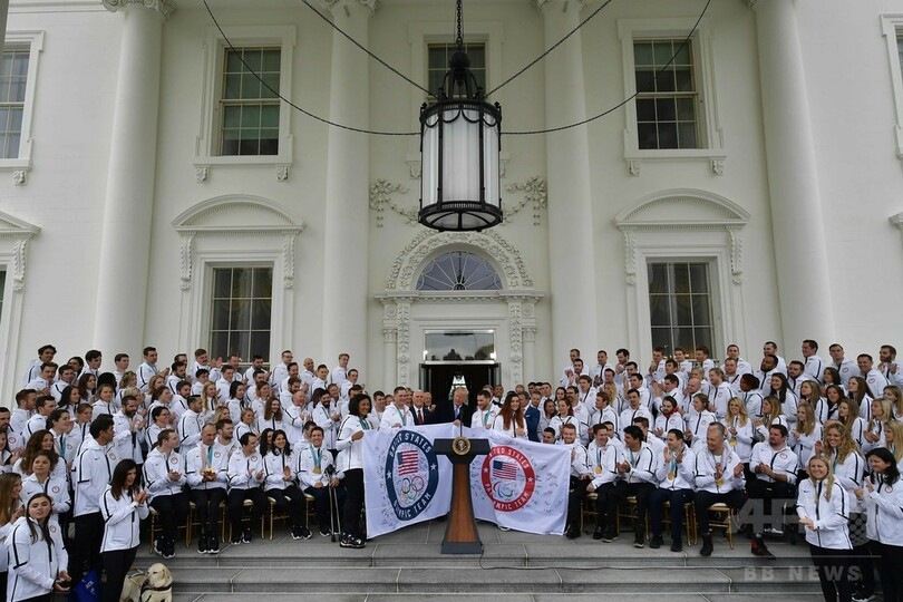 平昌五輪・パラ米代表がトランプ氏表敬、一部選手は不参加