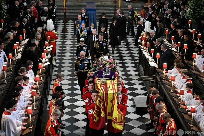 エリザベス女王の国葬、英首都で執り行われる