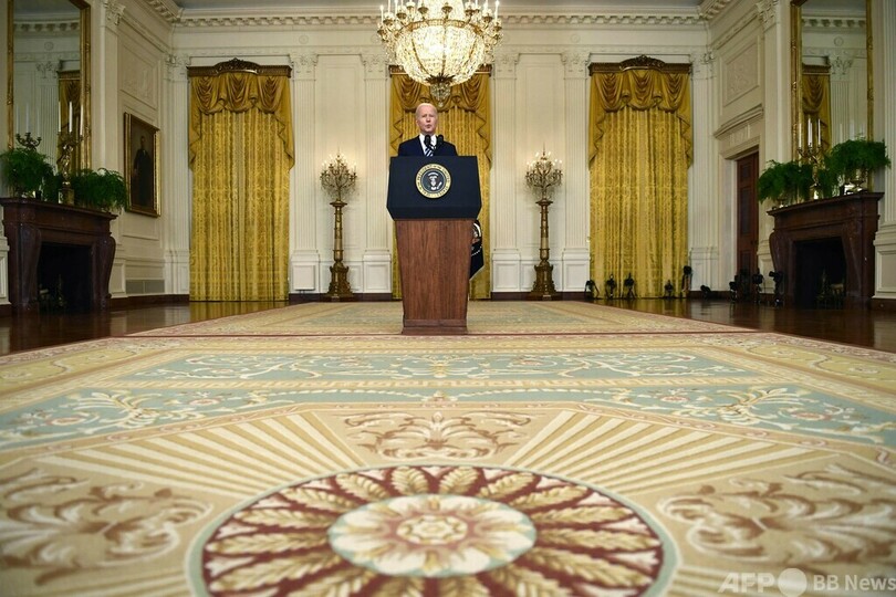 米大統領、対ロシア追加制裁を発表 ウクライナ派兵は否定