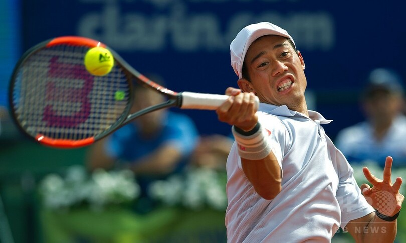 錦織が逆転で決勝進出、今季初優勝に王手 アルゼンチンOP