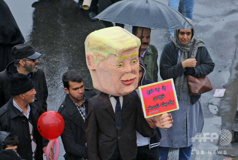 トランプ氏、革命後のイランは「失敗の40年」