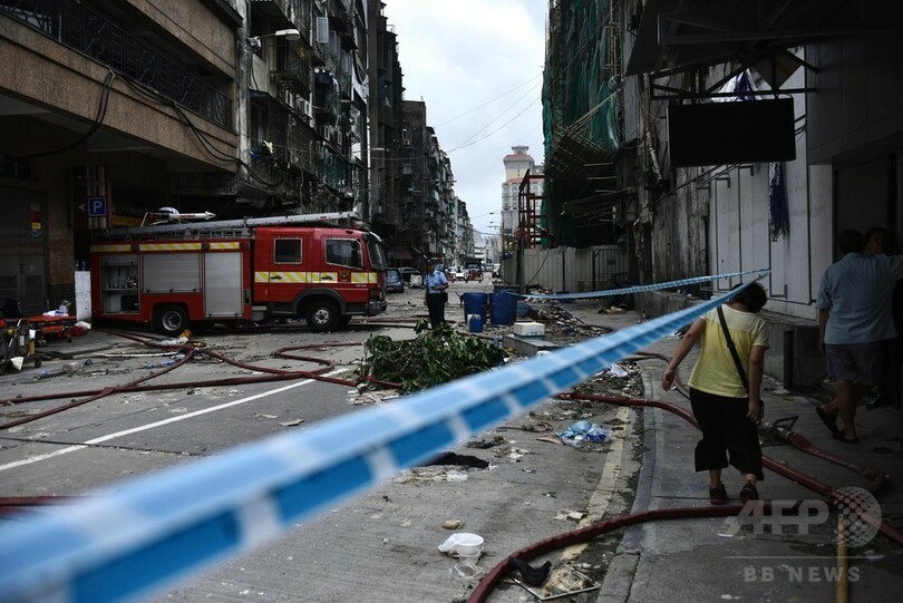 台風13号被災のマカオ 対応遅れで行政長官が謝罪 気象局長辞任 写真8枚 国際ニュース Afpbb News