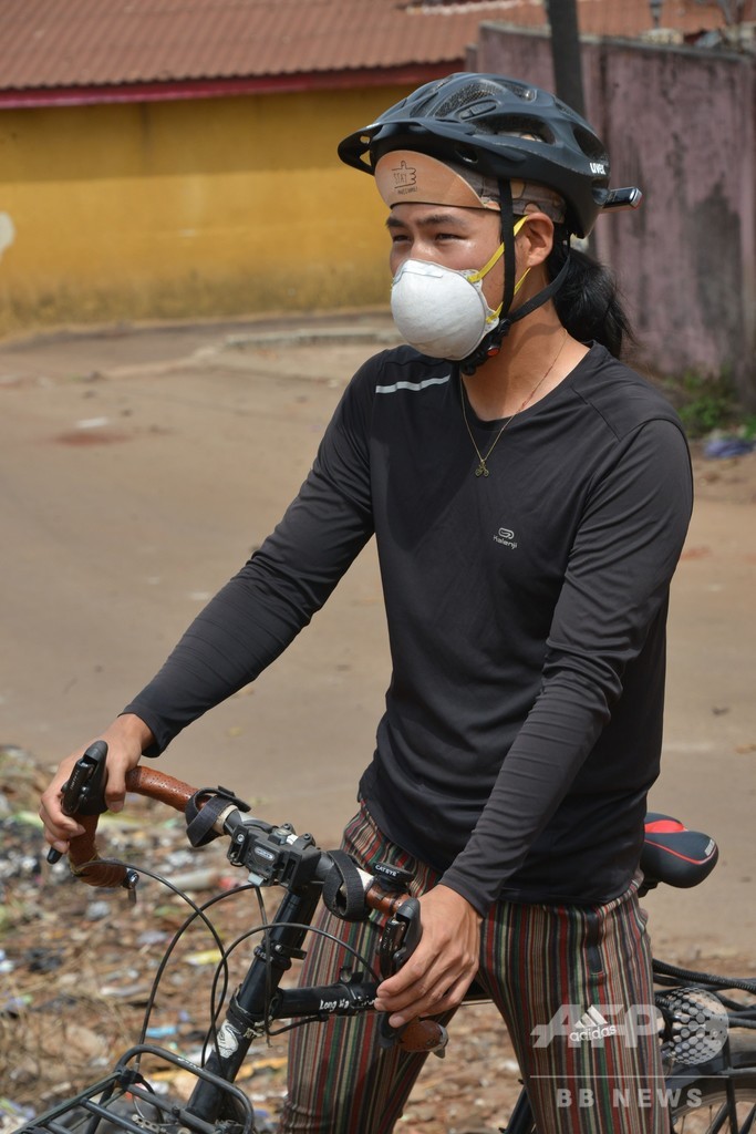 自転車で世界旅行中の韓国人男性、ギニアで足止め 差別に遭遇も続行へ意欲