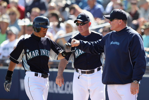 イチローが3安打2打点、川崎も1安打を記録 MLBオープン戦 写真15枚