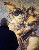 ベルギー・ワーテルローのエキシビションで、レゴで再現された仏画家ジャックルイ・ダビッドの絵画「サンベルナール山からアルプスを越えるボナパルト」（2015年5月29日撮影）。(c)AFP/Emmanuel Dunand