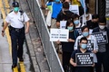香港で、国家安全法に反対する人々（2020年5月20日撮影）。(c)Anthony WALLACE / AFP