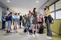 オランダの大学生。オランダ・ハーレムで（2020年8月19日撮影）。(c)Robin VAN LONKHUIJSEN / ANP / AFP