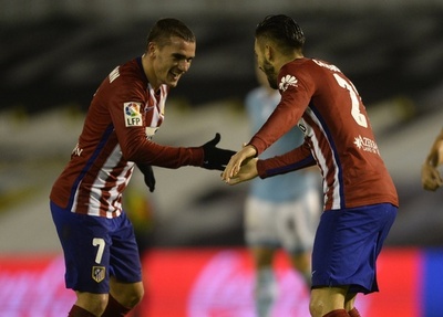 アトレティコがセルタ下す、リーグ首位に復帰