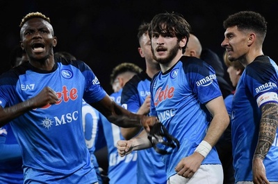 首位独走のナポリ アタランタ下し2位と勝ち点18差