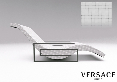 ヴェルサーチ ホームの新作ラウンジチェア「Titania」