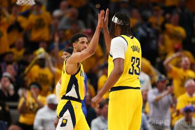 ペイサーズがNBAファイナルズ進出王手 ニックスに3勝1敗