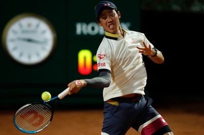 錦織圭、18歳の地元新星に苦杯 イタリア国際2回戦敗退