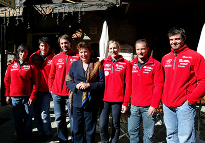 バシュロ保健・スポーツ・青年相 アルペンスキー世界選手権の会場視察