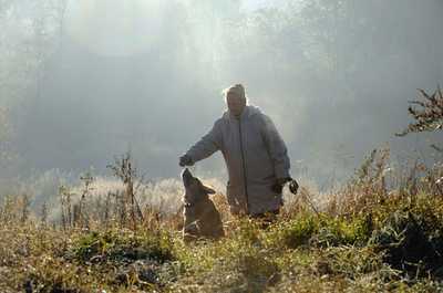 モスクワの公園は晩秋の気配