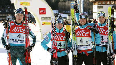 ＜ノルディックスキー複合 06-07W杯・団体第2戦＞フィンランドチーム 逆転で優勝を飾る - イタリア