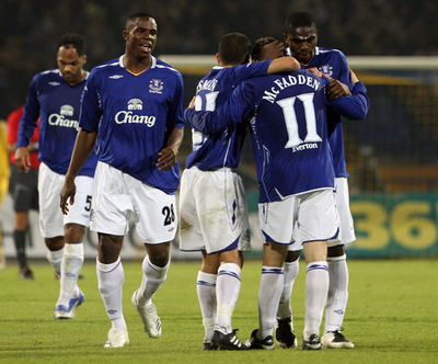 エバートン 2試合合計4-3でグループリーグ進出を決める