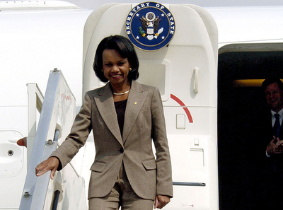 ライス米国務長官がイスラエルに到着　中東歴訪を開始