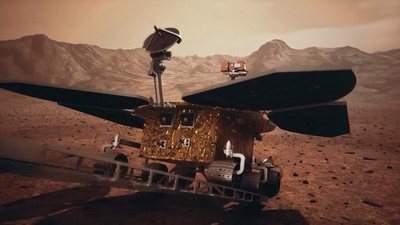 中国の火星探査車・祝融号 火星に顕著な水の活動が存在していたと発見