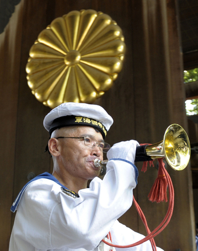 終戦記念日の靖国神社