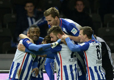 好調ヘルタがマインツに勝利、前半戦を3位で折り返す